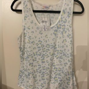 NWT L LuLaRoe tank! Leopard print